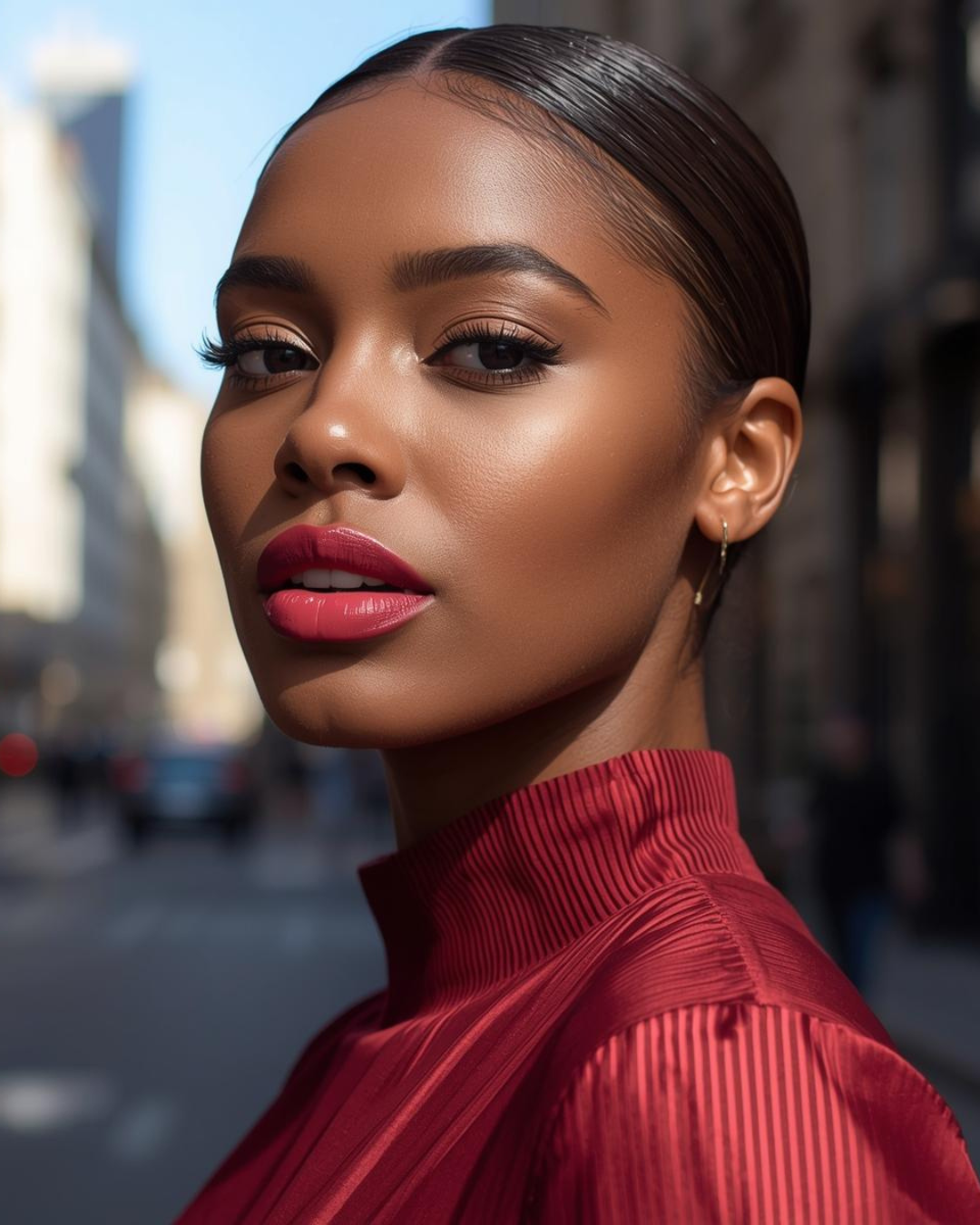 Loubet Peptide Infused Lipstick High Shine Lipstick for Smooth, Fuller Lips Full Coverage