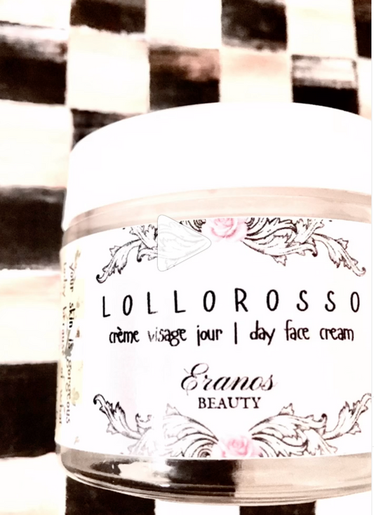 Wrinkle Repair Cream LOLLOROSSO Day Cream Grapeseed Oil & Rosehip Seed Oil Nourishing Cream—All Skin Types